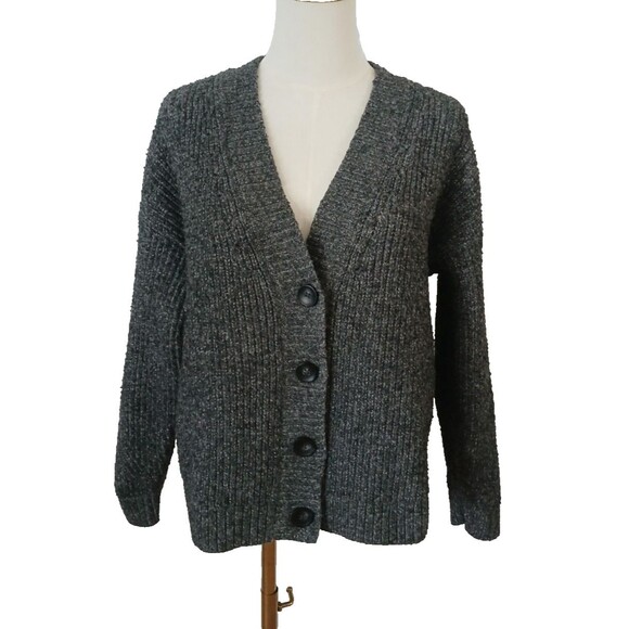 Old Navy Women's Medium Knit Cardigan Sweater Button Up Thick Bulky Casual Comfy - Picture 1 of 10